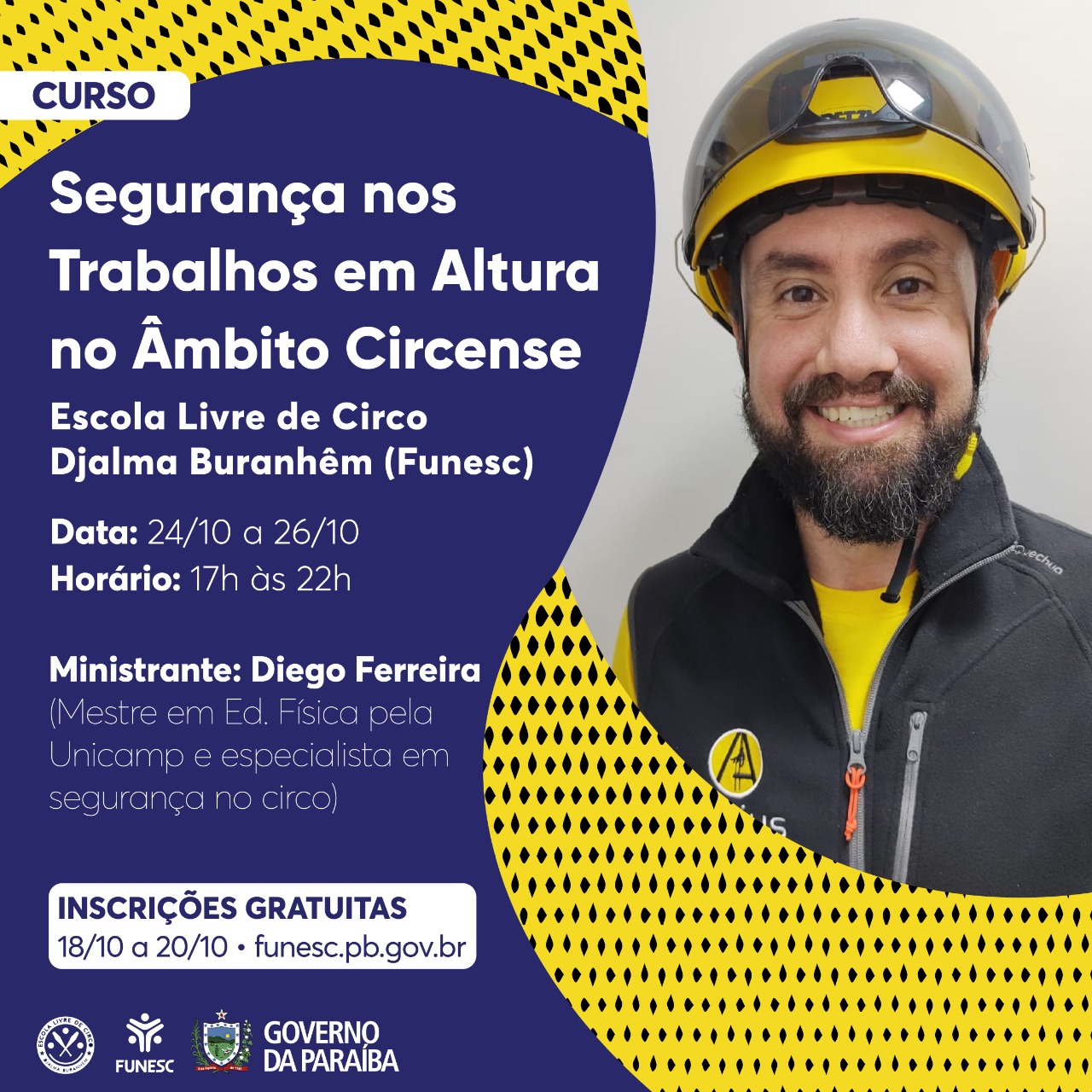 Curso de segurança nos trabalhos em altura