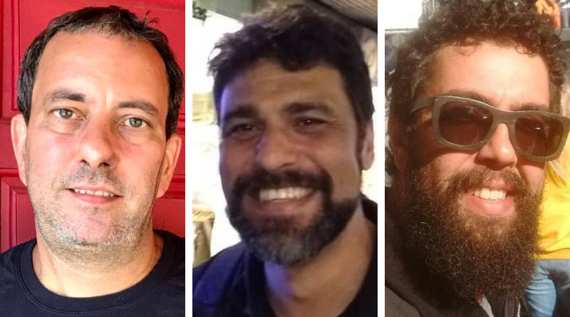 Bruno Levinson, Daniel Pires e Bruno Pires