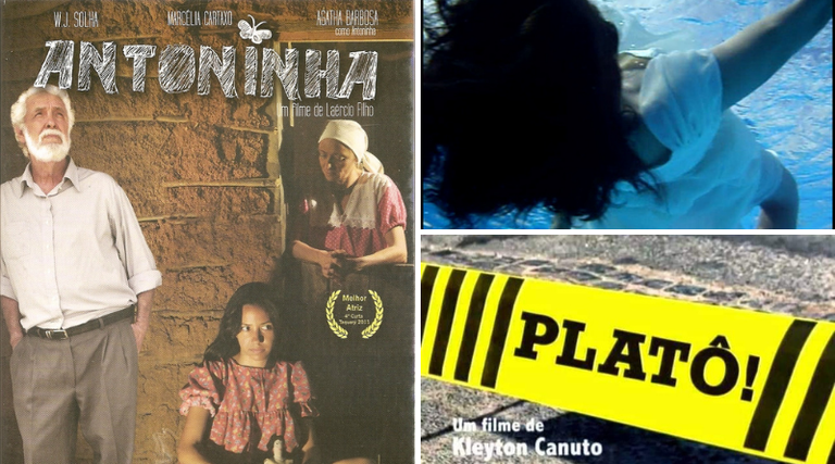 Filmes 'Antoninha', 'éliaOff' e 'Platô'