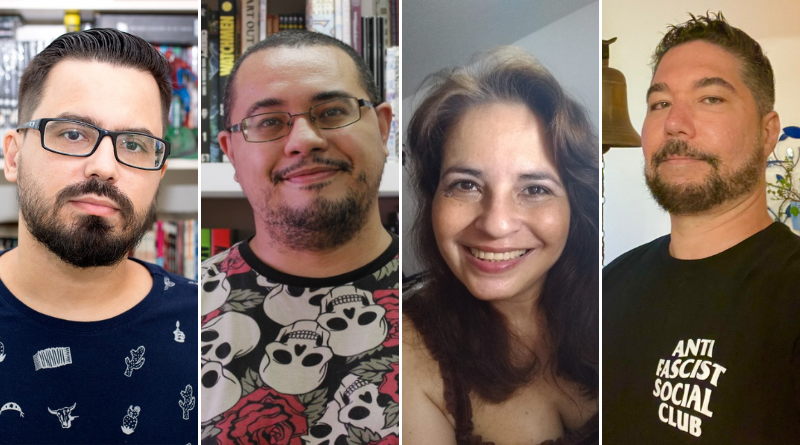 Zé Wellington, Luís Carlos Sousa, Roberta Cirne e Alexey Dodsworth
