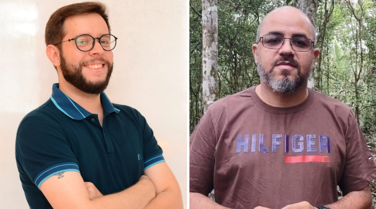 Professores Tarciso Meireles e Márcio Steve